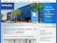 Tablet Screenshot of henrotte.de